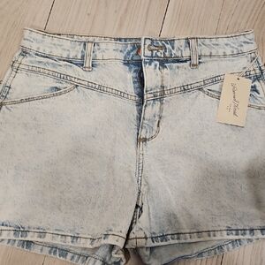 Light Wash Denim Shorts